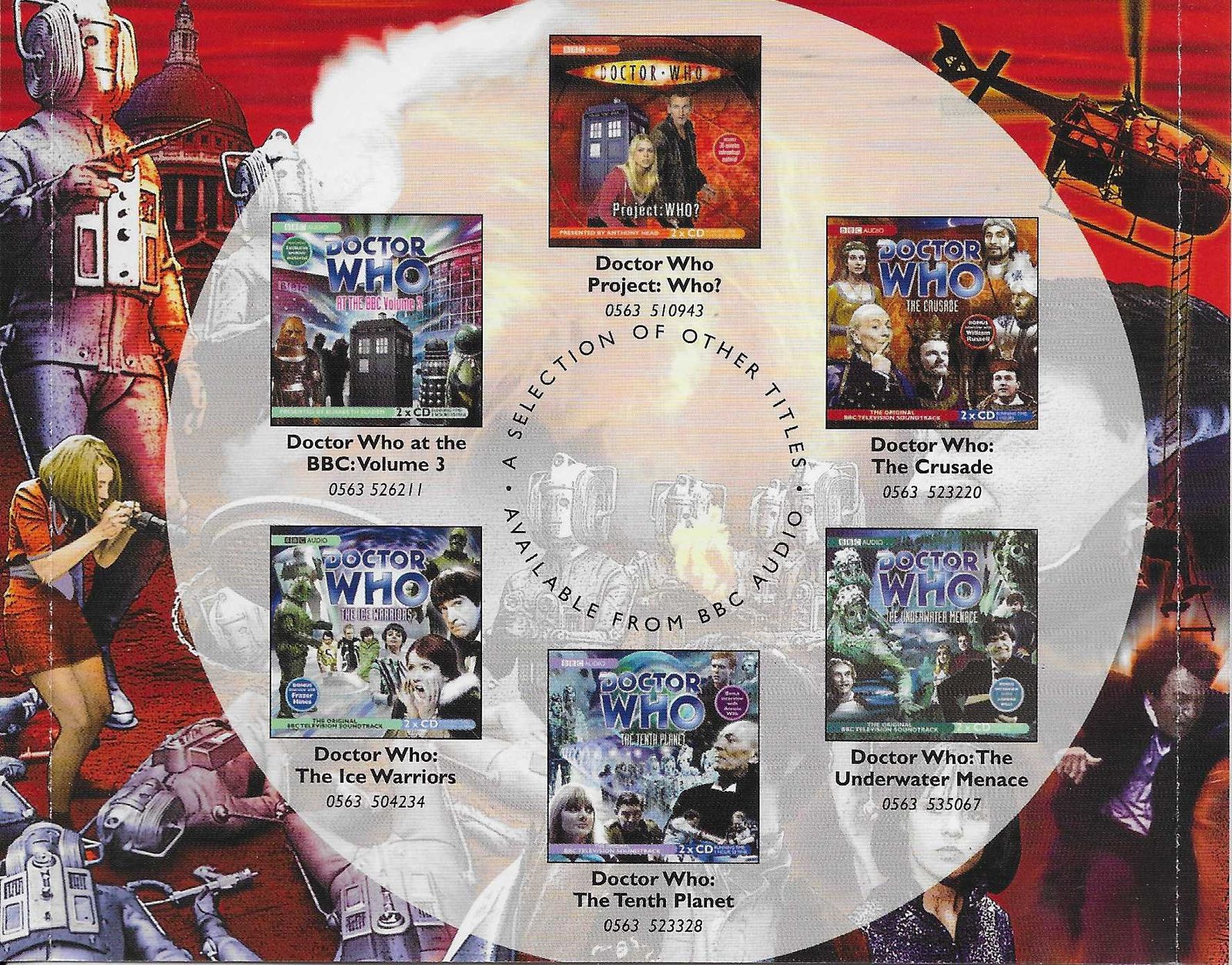 Middle of cover of ISBN 0-563-52327-1